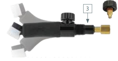 Picture of Brighton Best 24Fvmt Tig Flex Torch With Valve 80 Amp